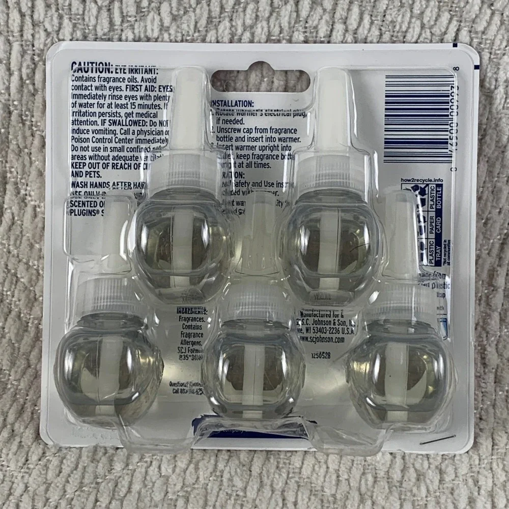 Glade Plugins Scented Oil Refills Vanilla Passion Fruit 5 Count 335‎ oz Total